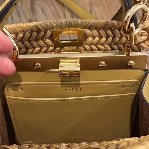 Fendi small raffia peekaboo - Picture 4 of 8